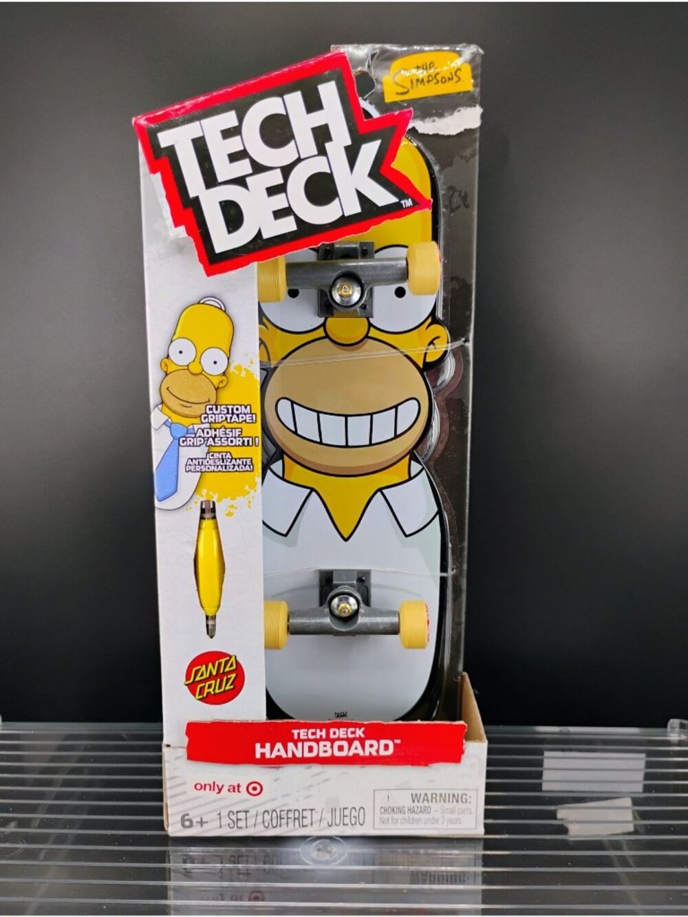 Tech Deck The Simpsons Santa Cruz Homer Handboard Exclusive